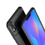 Plastový kryt s textúrou karbónu pre Huawei Nova 3i - čierny