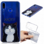 Plastový kryt kocúr pre Huawei Nova 3i - transparentný