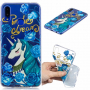 Plastový kryt modrý jednorožec pre Huawei Nova 3i - transparentný