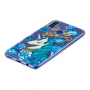 Plastový kryt modrý jednorožec pre Huawei Nova 3i - transparentný