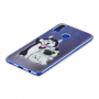 Plastový kryt husky a mops pre Huawei Nova 3i - transparentný