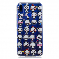 Plastový kryt pandy pre Huawei Nova 3 - transparentný