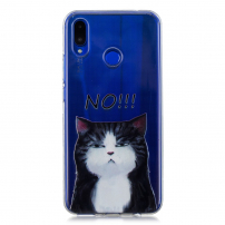 Plastový kryt mačka pre Huawei Nova 3 - transparentný