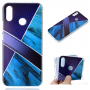 Plastový kryt materiály pre Huawei Nova 3i - modrý