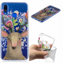 Plastový kryt kvetinový jeleň pre Huawei Nova 3i - transparentný