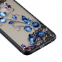 Plastový embosovaný kryt Motýľ a rastlina pre Huawei P Smart - transparentný