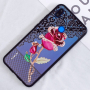 Plastový embosovaný kryt ruže pre Huawei Nova 3i - transparentný