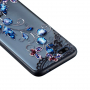 Plastový embosovaný kryt kvetina a motýľ pre Honor 10 - transparentný