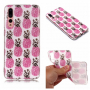 Plastový kryt ananásy pre Huawei P20 Pro - transparentný