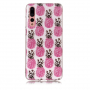 Plastový kryt ananásy pre Huawei P20 Pro - transparentný