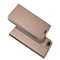 Kožené flipové puzdro pre Huawei Y5 (2018) / Honor 7S - ružovo-zlaté