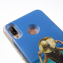 Presýpací kryt Prechádzka pri mori pre Huawei P20 Lite - modročierny