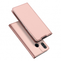 Dux Ducis Skin Pro flipové puzdro pre Honor 10 Lite - ružovo-zlaté