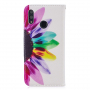 Flipové puzdro kvetina pre Huawei P Smart (2019) / Honor 10 Lite - farebné