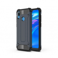 Superodolný kryt Armor pre Huawei Y7 (2019) - tmavomodrý