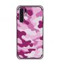Nxe maskáčový plastový kryt pre Huawei P30 Pro - ružový
