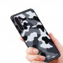 Nxe maskáčový plastový kryt pre Huawei P30 Pro - čierny
