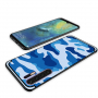 Nxe maskáčový plastový kryt pre Huawei P30 Pro - modrý