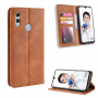 Flipové puzdro vintage pre Honor 10 Lite / Huawei P Smart (2019) - hnedé