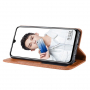 Flipové puzdro vintage pre Honor 10 Lite / Huawei P Smart (2019) - hnedé