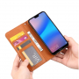 Flipové peňaženkové puzdro pre Huawei P30 Lite - hnedé