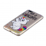 Plastový kryt caticorn pre Huawei Y5 (2018) - transparentný