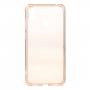 Plastový transparentný kryt pre Huawei Y7 (2019) - zlatoružový