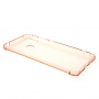 Plastový transparentný kryt pre Huawei Y7 (2019) - zlatoružový