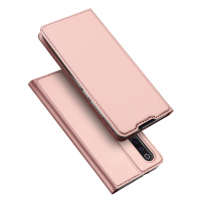 Dux Ducis Skin Pro kožené puzdro pre Xiaomi Mi 9 - ružovo-zlaté
