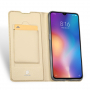 Dux Ducis Skin Pro kožené puzdro pre Xiaomi Mi 9 - zlaté