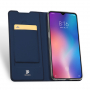Dux Ducis Skin Pro kožené puzdro pre Xiaomi Mi 9 - tmavomodré