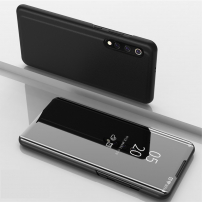 Zrkadlové flipové puzdro pre Xiaomi Mi 9 - čierne