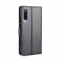 Peňaženkové koženkové puzdro pre Xiaomi Mi 9 - čierne