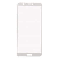 Tvrdené sklo 3D pre Huawei P smart - biele